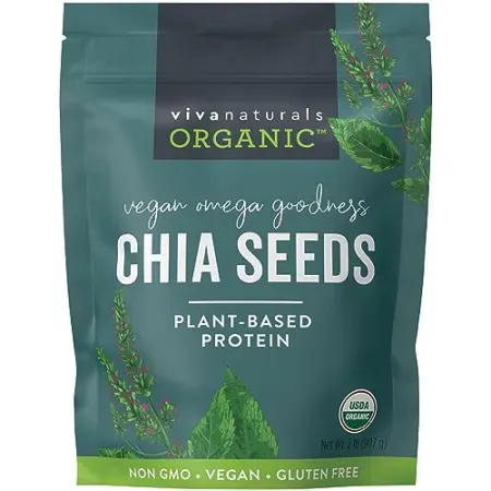 Viva Naturals Organic Chia Seeds (2lbs)