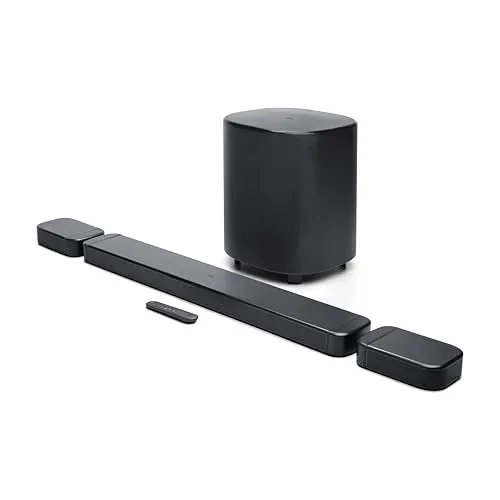 JBL Bar 700MK2 Soundbar with Subwoofer, Dolby Atmos Surround - Black