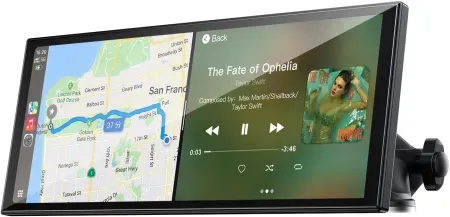 Lamtto 9.26" Apple CarPlay & Android Auto Wireless Car Display