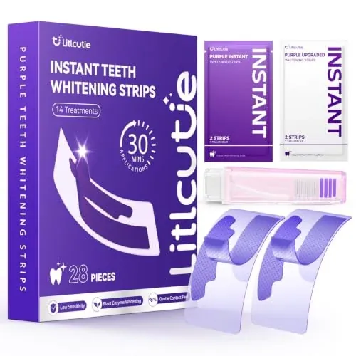 Purple Teeth Whitening Strips (14 or 28 Pack)