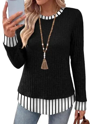 WIHOLL Women's Long Sleeve Shirts