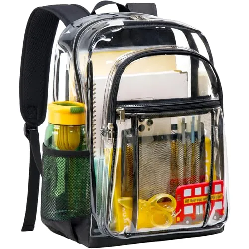Vorspack Heavy Duty Clear Backpack 16 Inch