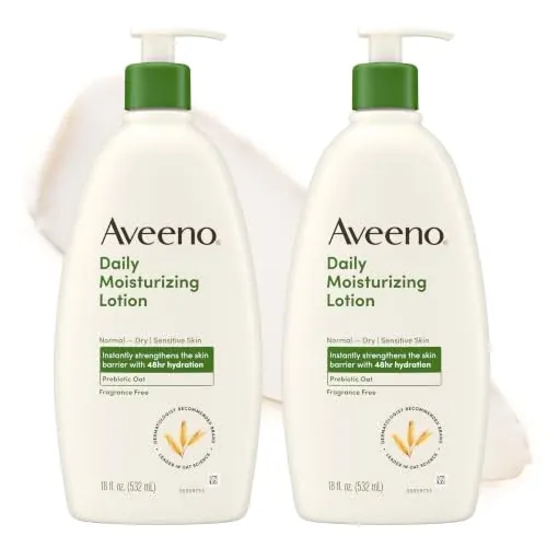 Aveeno Daily Moisturizing Body Lotion 2-Pack, 18 Oz