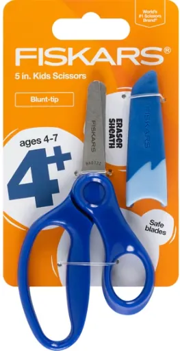 Fiskars 5" Blunt-tip Kids Scissors Ages 4-7