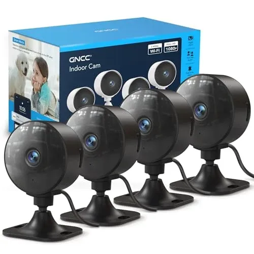 GNCC GC3B-4P 1080P Indoor Security Camera 4-Pack