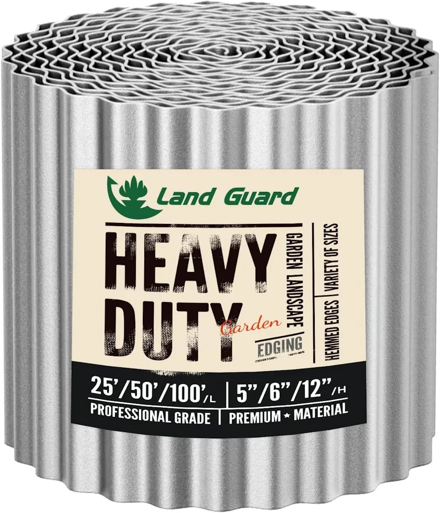 Land Guard 50-Foot Corrugated Garden Edging Border