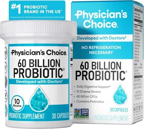 Physician's Choice Probiotics 30-Count (60 Billion CFU)