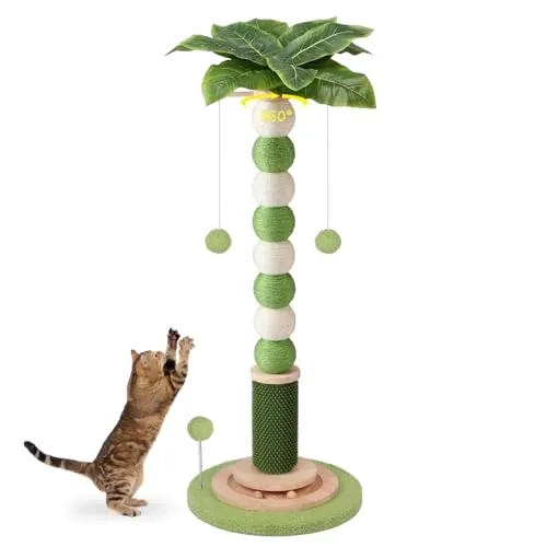 41'' Tall Cat Scratching Post 3.8'' Sisal Rope