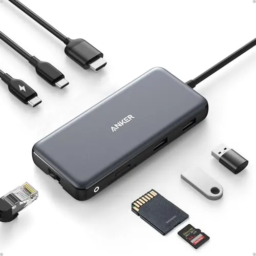 Anker USB-C Hub 8-in-1 4K@60Hz HDMI