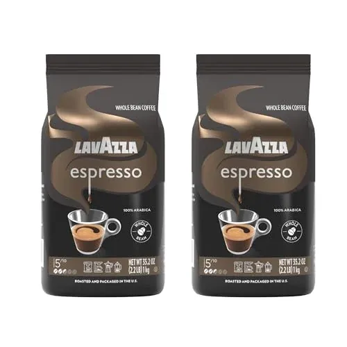 2-Pack 32-Oz Lavazza Caffe Espresso Italiano Whole Bean Coffee Blend (Medium Roast)