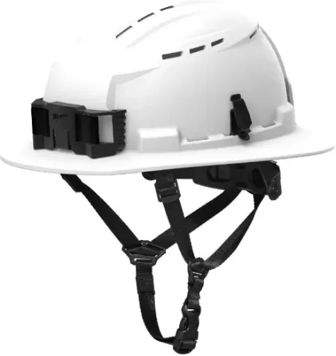 Milwaukee BOLT White Type 2 Class C Full Brim Vented Safety Helmet (In-Store Clearance Price)