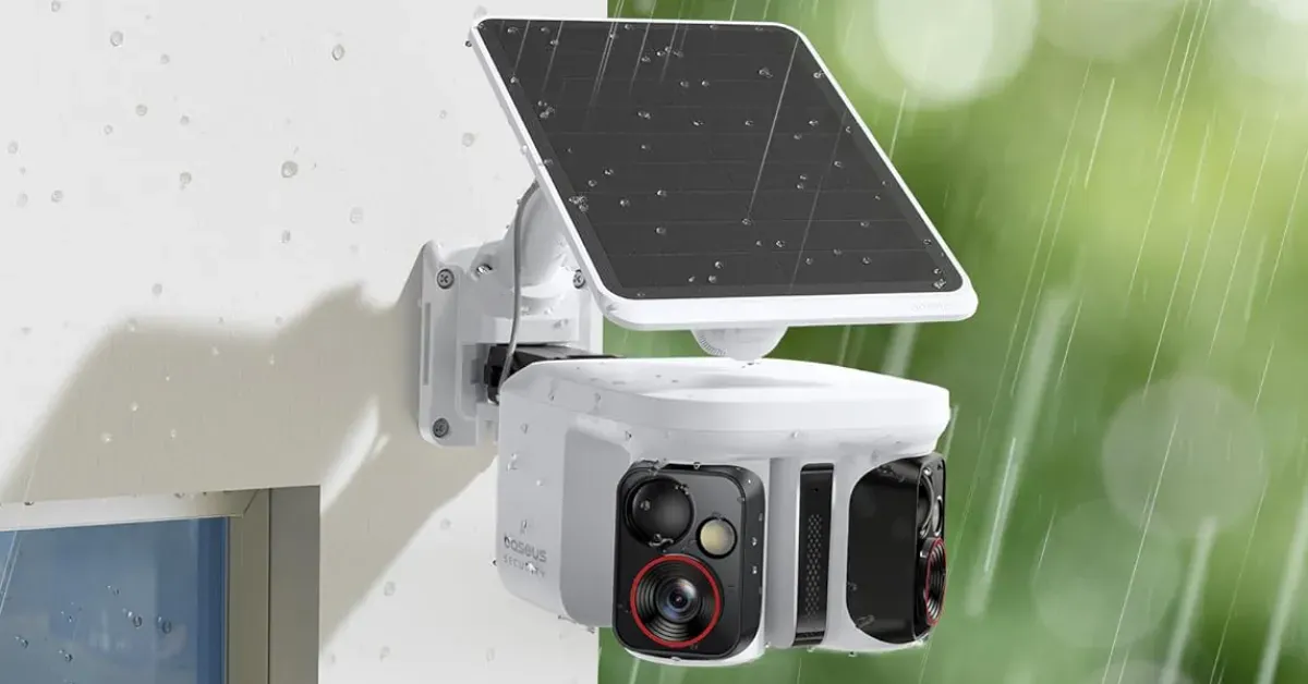 The Baseus X1 Pro solar security camera boasts AI recognition and tracking for two targets at once