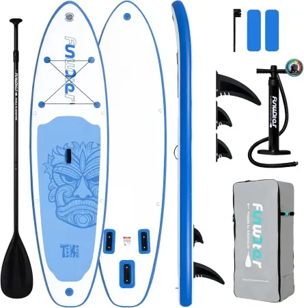 10'6" FunWater Inflatable Stand-Up Paddle Board Kit