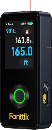 Fanttik Neo A11 Pro 165' Laser Measure w/ 2.4" IPS Touchscreen & Angle Sensor