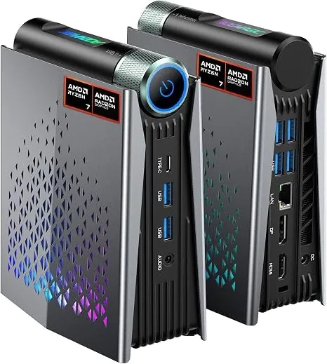 AceMagic S3A Ryzen 7 H255 Mini PC Desktop Computer w/ 16GB & 512GB SSD