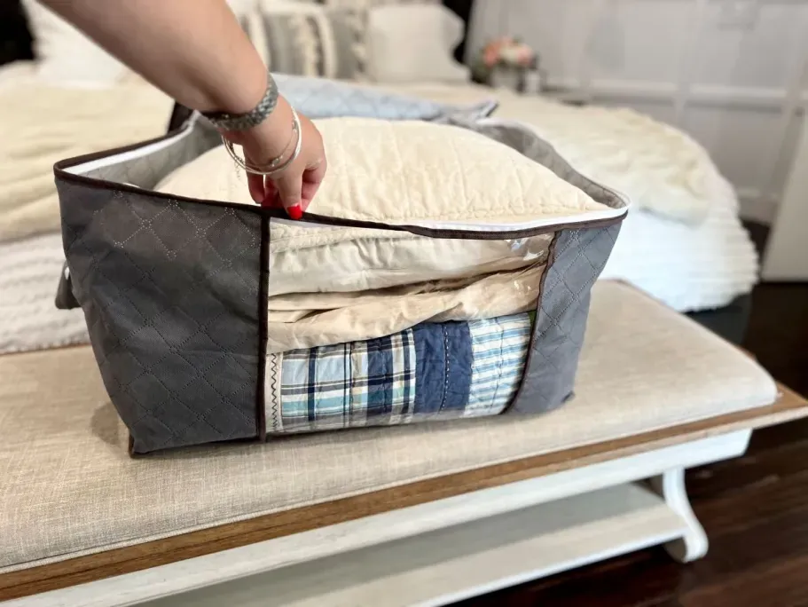 Foldable Storage Containers 6-Pack – Grey