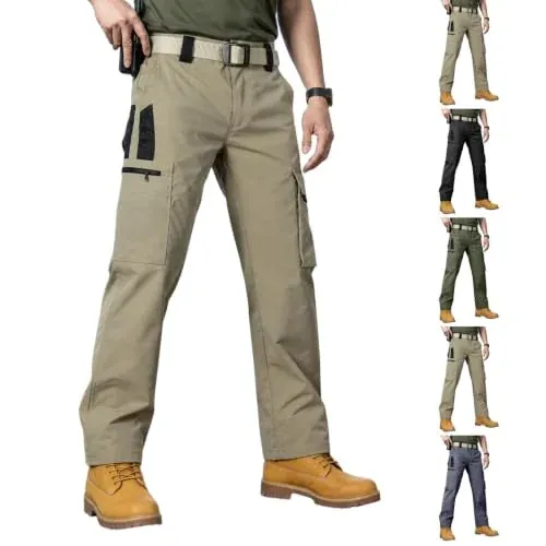 Ripstop Waterproof Tactical Cargo Work Pants