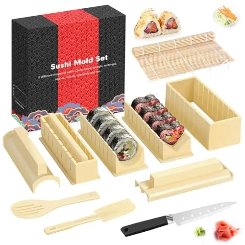 Ninger Sushi Making Kit, 12-Piece