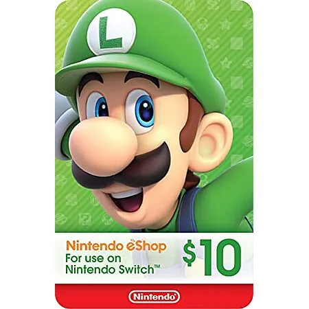 $10 Nintendo eShop eGift Card (Digital Code)
