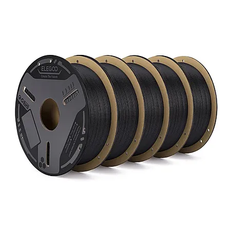 5x 1KG Spools Elegoo PETG-GF (Glass Fiber) 3D Printer Filament (3 Colors)