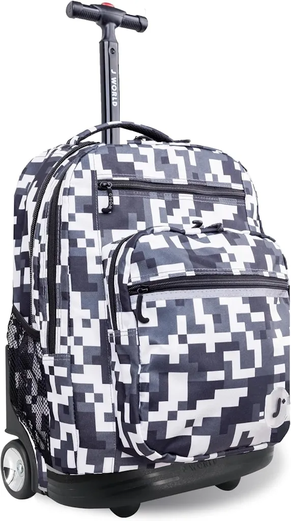 J World Sundance Laptop Rolling Backpack