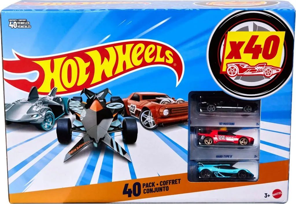 Hot Wheels 1:64 Toy Car 40-Pack