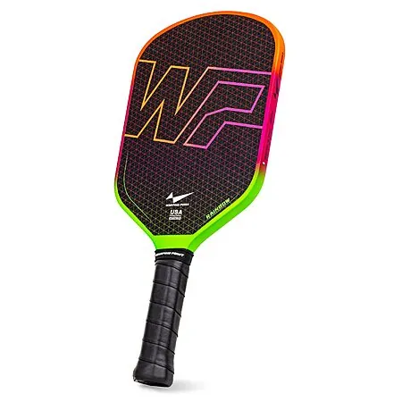 Warping Point Rainbow USAPA Pickleball Paddle w/ 3-Layer Carbon Fiber
