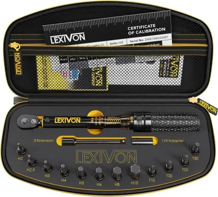 15-Piece LEXIVON Bike Torque Wrench Kit