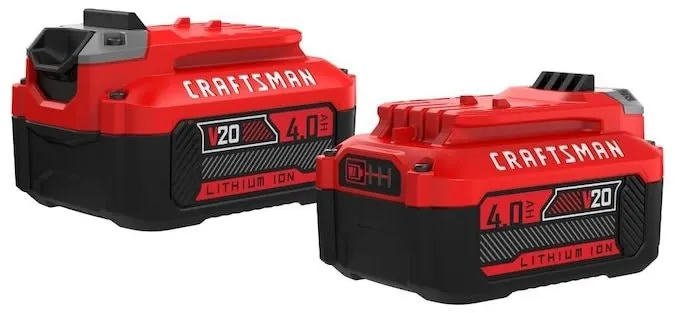 Craftsman 20V 4Ah Li-Ion Battery 2-Pack