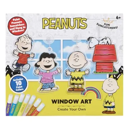 Peanuts Window Art Paint Your Own Suncatcher Kit