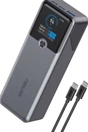 SIXTHGU 20,000mAh 140W 3-Port Portable Laptop Power Bank