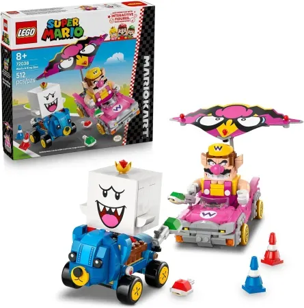 512-Piece LEGO Super Mario: Mario Kart Wario & King Boo Building Set