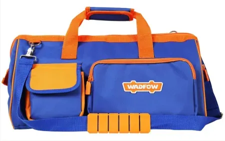 WADFOW 19" Waterproof Wide Mouth Tool Bag w/ Adjustable Straps