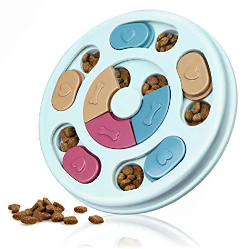 Joansan Interactive Dog Puzzle Game Toys (Blue)