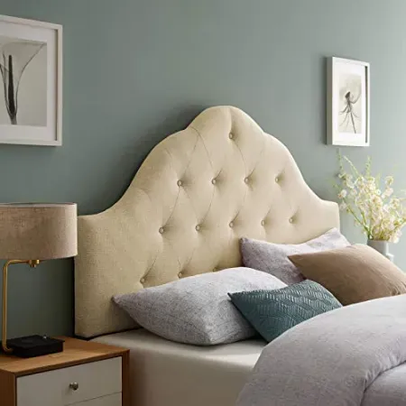 Modway Sovereign Tufted Button Upholstered Queen Headboard