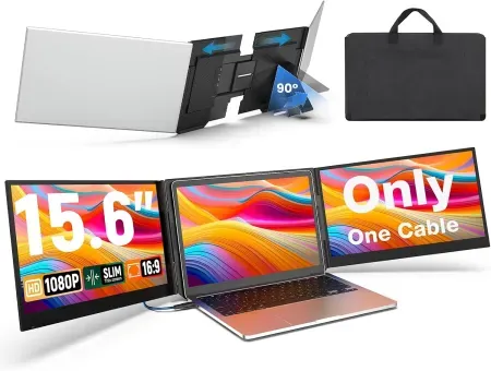 UK BONITOYS 15.6" 1080p Laptop Screen Extender