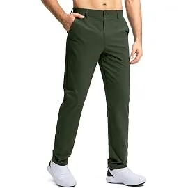 Pudolla Men's Lightweight Quick Dry Casual Trousers