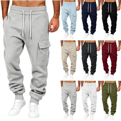 Fleece Cargo Sweatpants