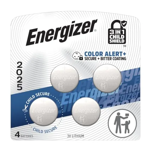 Energizer 3V Lithium Coin Batteries 4-Pack