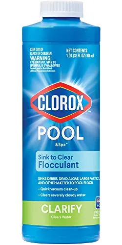 1-Quart Clorox Pool & Spa Sink to Clear Swimming Pool Flocculant
