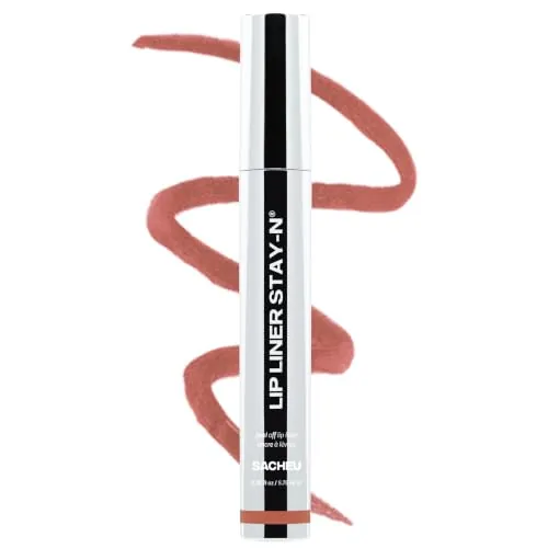Sacheu Lip Liner STAY-N Peel Off Lip Stain, Longwear