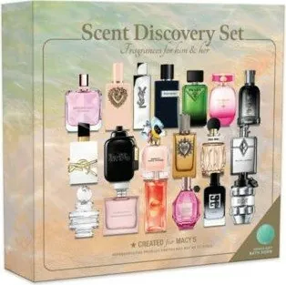 Macy's 20-Piece Him & Her Scent Discovery Fragrance Set