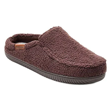 Dearfoams Cozy Comfort Men's Notch Clog Slippers (Various Colors)