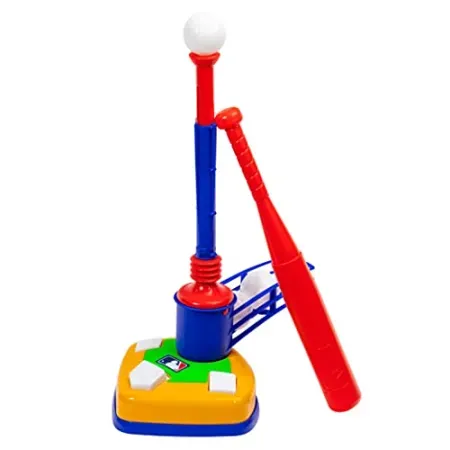 Franklin Sports Super Star Batter 2-in-1 Kids Teeball Tee + Pitching Machine