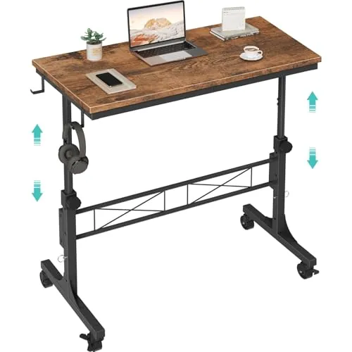 Small Portable Rolling Standing Desk