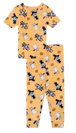 Bluey Character Toddler Halloween Short Sleeve Top and Pant Pajama Set