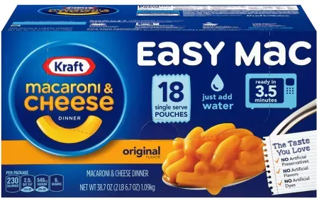 18-count Kraft Easy Mac Microwavable Mac & Cheese
