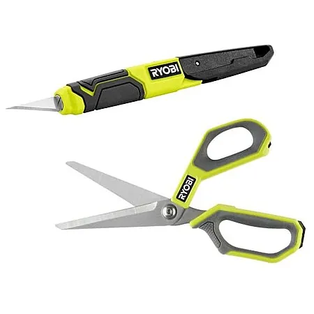 RYOBI #11 Quick Change Hobby Knife w/ Offset Scissors