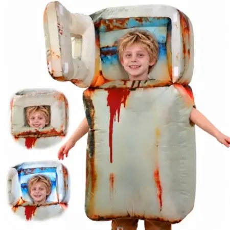 Skirfy Kids' Inflatable Refrigerator Halloween Costume