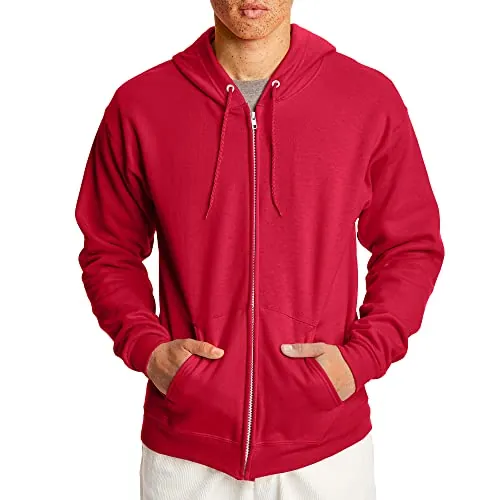 Hanes Men’s EcoSmart Full-Zip Fleece Hoodie